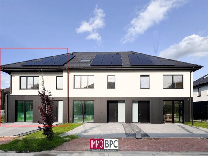 Lot 1 Prachtige nieuwbouwwoning in Wemmel – driegevel met zonnige tuin, hoogwaardige afwerking en extra’s! - IMMO BPC