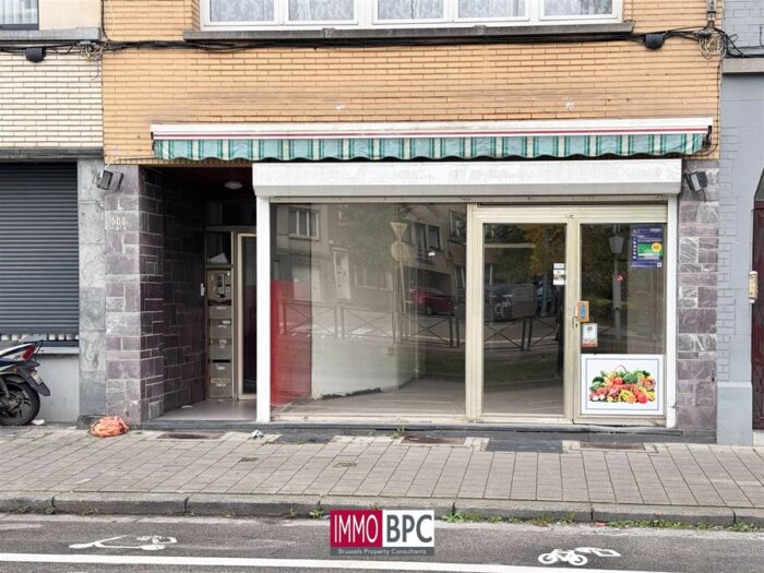 Rez-de-chaussée commercial avec vitrine – Jette - IMMO BPC